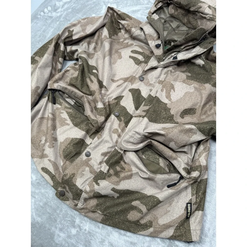 Cabelas Goretex Rain Suit Mens XL Jacket & Pants Waterproof Hunting ECWCS Desert
